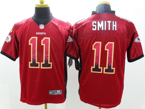 Men's Kansas City Chiefs Alex Smith #11 Red Game Jersey