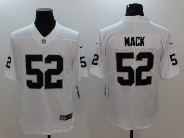 Men's Las Vegas Raiders Khalil Mack #52 White Game Player Jersey