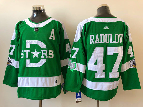 Men's Dallas Stars Alexander Radulov #47 Green Breakaway Player Jersey