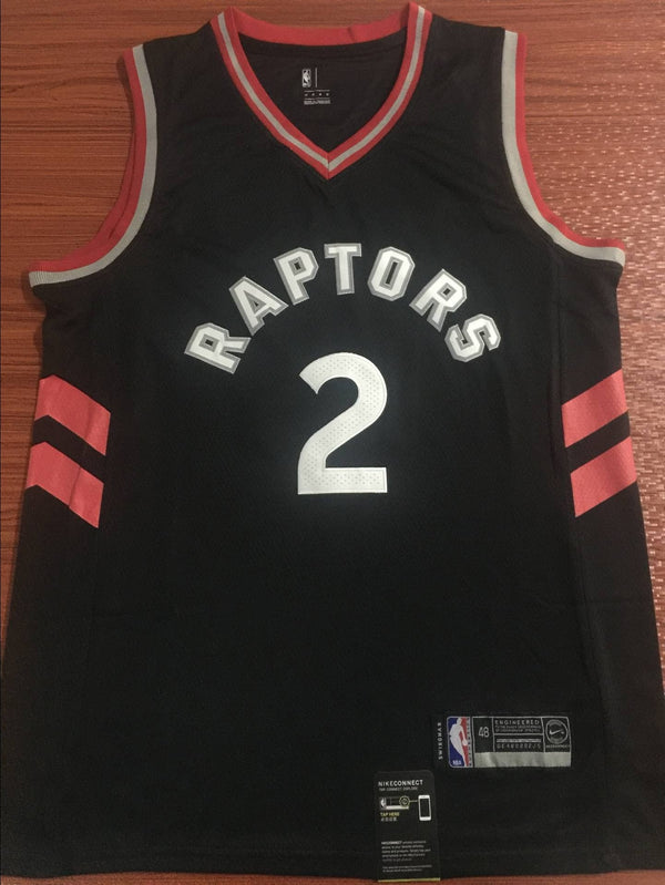 Men's Toronto Raptors Kawhi Leonard Black Swingman Custom Jersey