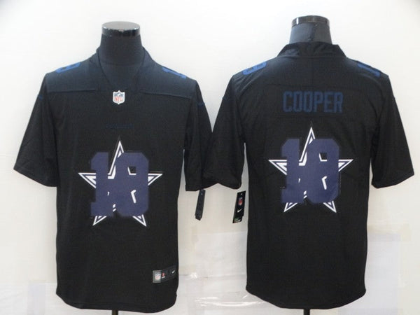 Men's Dallas Cowboys #19 Amari Cooper Black Authentic Game Jersey