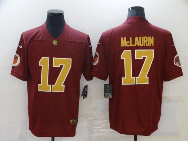 Men's Washington Redskins Terry Mclaurin #17 Red Player Game Jersey