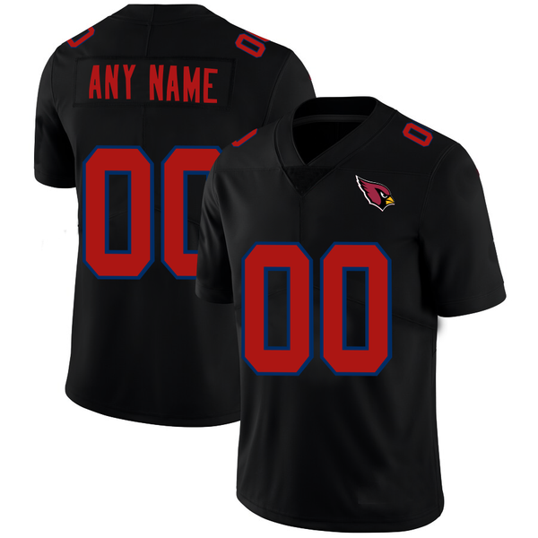 Custom Arizona Cardinals Black American Stitched Name And Number Christmas Birthday Gift Football Jerseys