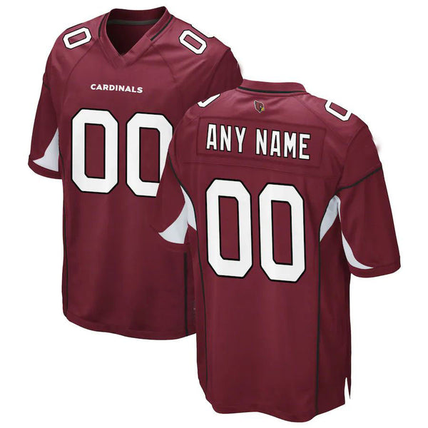 Custom Arizona Cardinals Cardinal Game Jersey Stitched Football Jerseys