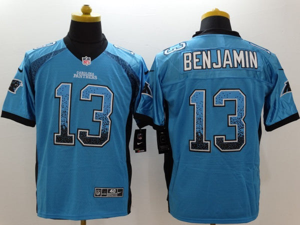 Men's Carolina Panthers Kelvin Benjamin #13 Blue Game Jersey