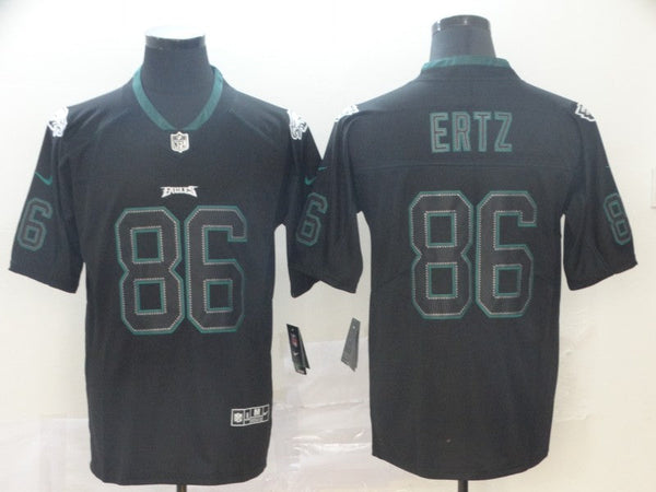 Men's Philadelphia Eagles #86 Zach Ertz Black Game Player Jersey