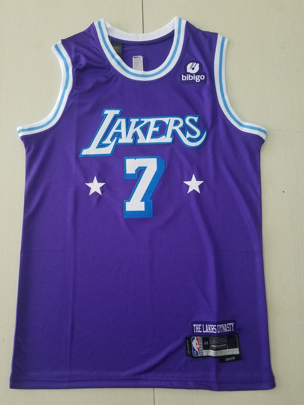 Men's Los Angeles Lakers Carmelo Anthony Purple Swingman Jersey - City Edition