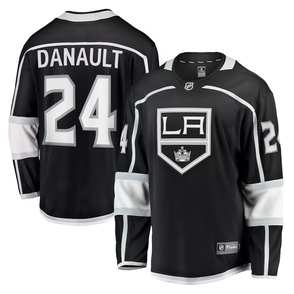 Men's Los Angeles Kings Phillip Danault #24 Black Home Breakaway Player Jersey