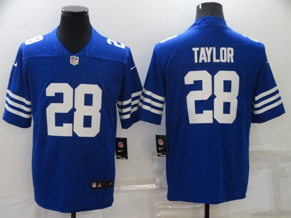 Men's Indianapolis Colts Jonathan Taylor #28 Blue Game Player Jersey