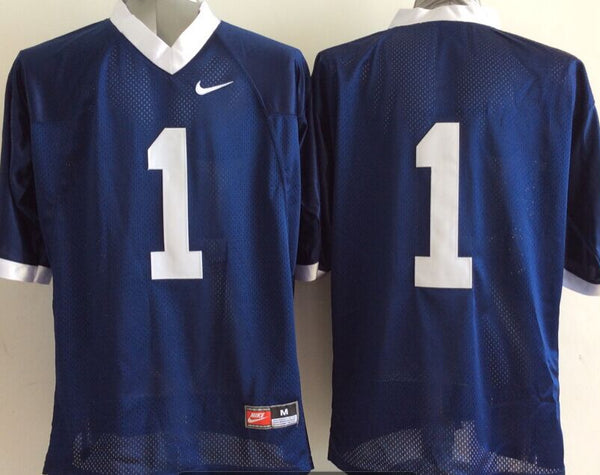 Men's Penn State Nittany Lions joe paterno #1 Navy Team Player Game Jersey