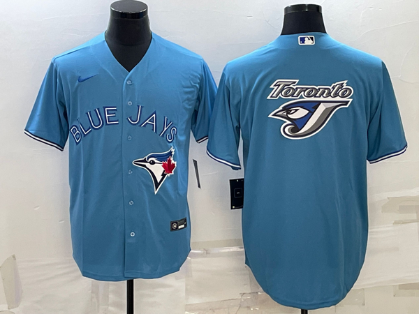 Men's Toronto Blue Jays Light Blue Replica Player Jersey