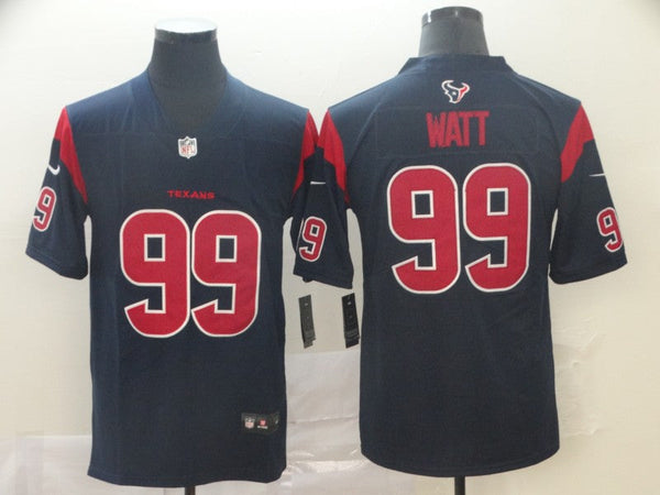 Men's Houston Texans J.J. Watt #99 Navy Game Jersey