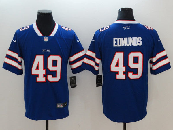 Men's Buffalo Bills Tremaine Edmunds #49 Blue Game Player Jersey