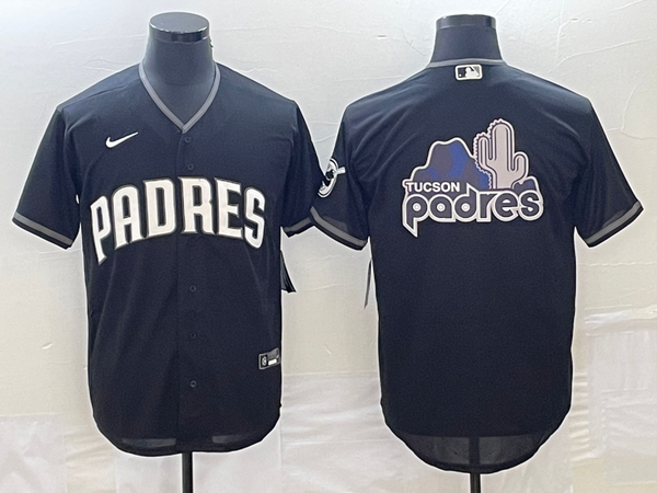 Men's San Diego Padres Black Official Replica Team Jersey