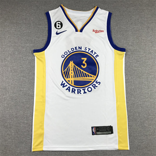 Men's Golden State Warriors Jordan Poole #3 White 2022/23 Swingman Jersey - Association Edition