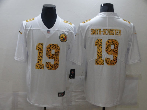 Men's Pittsburgh Steelers JuJu Smith-Schuster #19 White Game Player Jersey