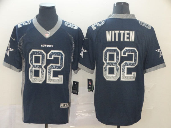 Men's Dallas Cowboys Jason Witten #82 Navy Game Jersey