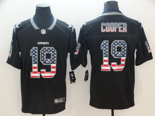 Men's Dallas Cowboys Amari Cooper #19 Black Game Jersey