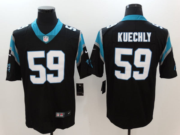 Men's Carolina Panthers Luke Kuechly #59 Black Game Jersey