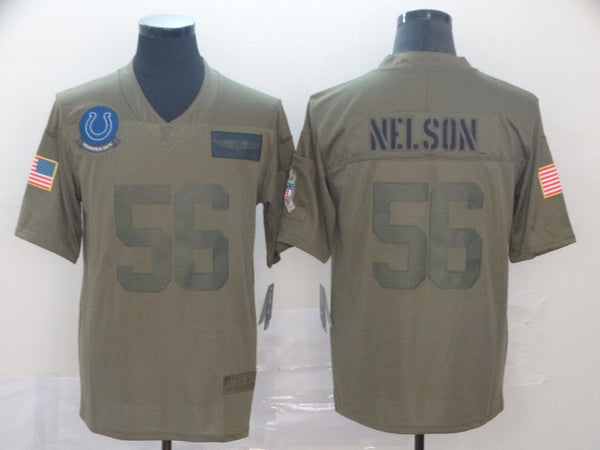 Men's Indianapolis Colts Quenton Nelson Brown Game Jersey