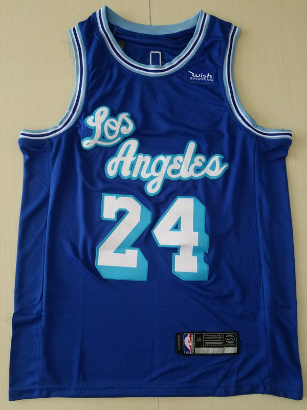 Men's Los Angeles Lakers Kobe Bryant #24 Blue Royal Swingman Jersey