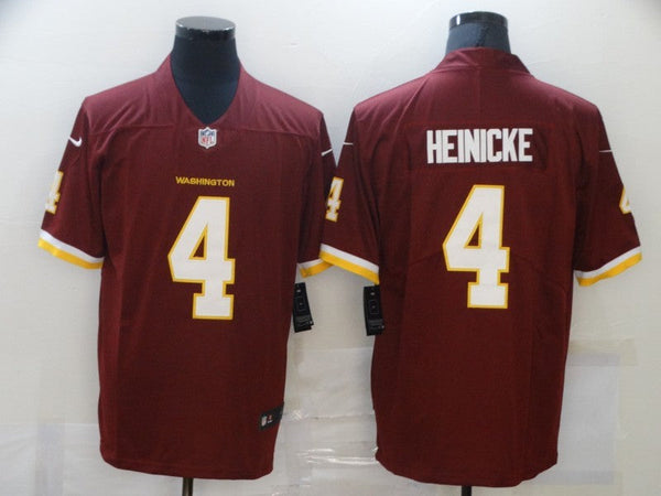 Men's Washington Redskins Taylor Heinicke #4 Red Game Jersey