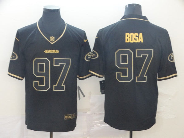 Men's San Francisco 49ers #97 Nick Bosa Black Game Jersey