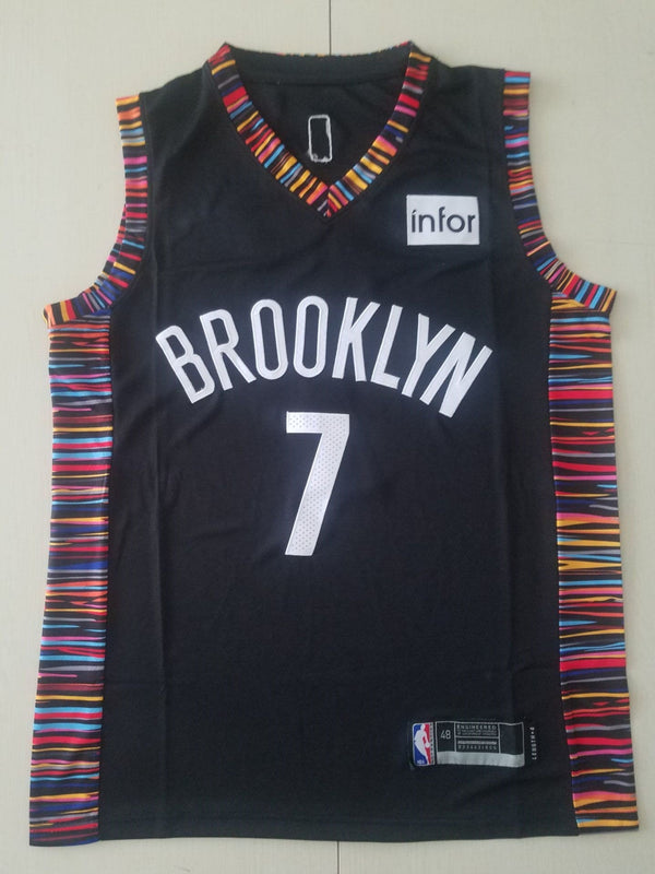 Men's Brooklyn Nets Kevin Durant #7 Black Swingman Jersey - City Edition