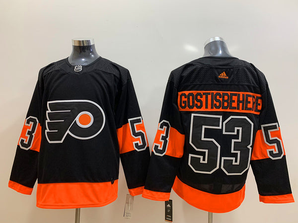 Men's Philadelphia Flyers Shayne Gostisbehere #53 Black Player Jersey