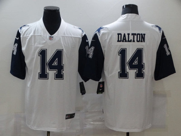 Men's Dallas Cowboys Andy Dalton #14 White Game Jersey