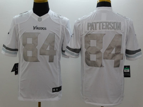 Men's Minnesota Vikings Cordarrelle Patterson #84 White Game Jersey