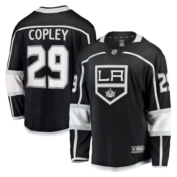 Men's Los Angeles Kings Pheonix Copley #29 Black Home Breakaway Jersey