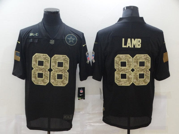 Men's Dallas Cowboys CeeDee Lamb #88 Black Player Game Jersey