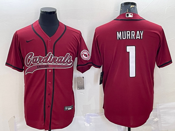 Men's Arizona Cardinals Kyler Murray #1 Red Game Jersey Joint Edition