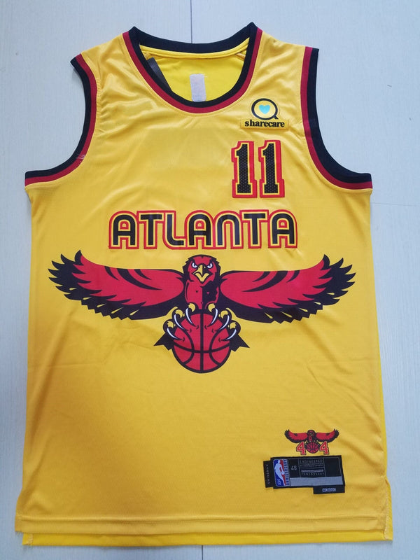 Men's Atlanta Hawks Trae Young Yellow 2021/22 Swingman Jersey - City Edition