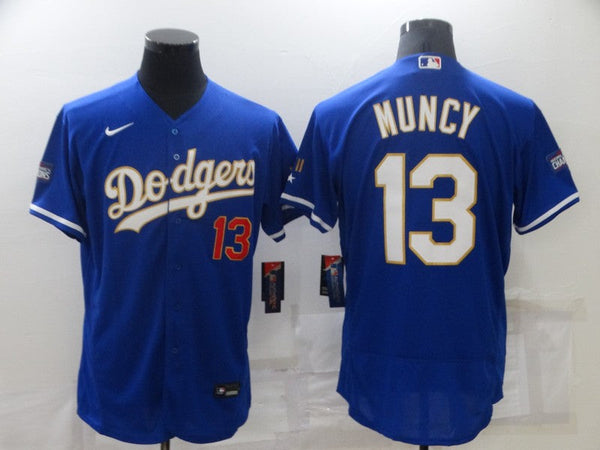 Men's Los Angeles Dodgers Max Muncy #13 Blue Replica Player Jersey