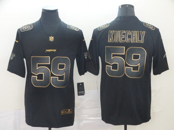 Men's Carolina Panthers Luke Kuechly #59 Black Player Game Jersey