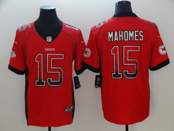 Men's Kansas City Chiefs Patrick Mahomes Red Game Player Jersey