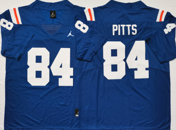 Men's Florida Gators Kyle Pitts #84 Royal Replica Jersey