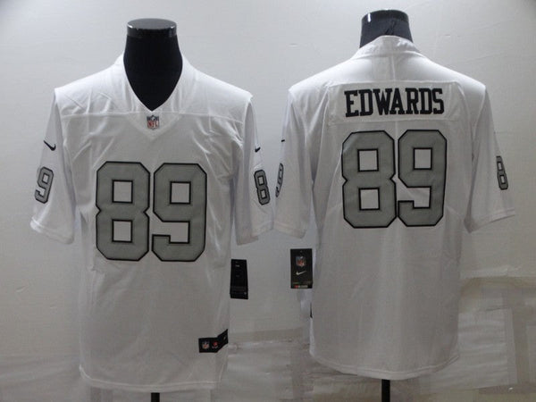 Men's Las Vegas Raiders Bryan Edwards #89 White Game Player Jersey