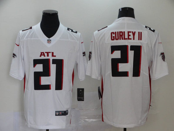 Men's Atlanta Falcons Todd Gurley II #21 White Game Player Jersey