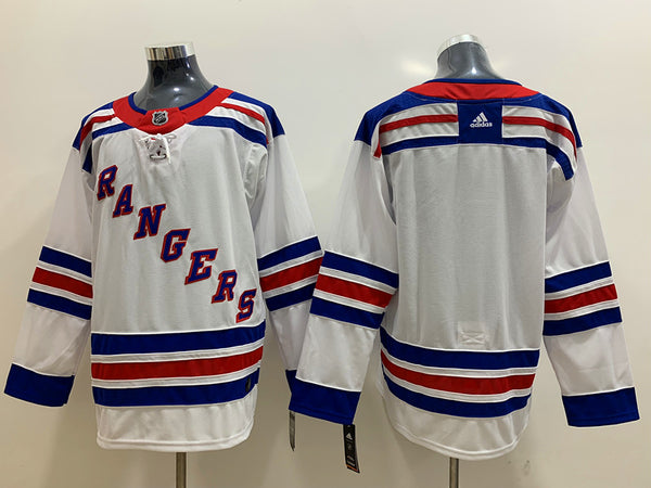 Men's New York Rangers White Away Primegreen Authentic Blank Jersey