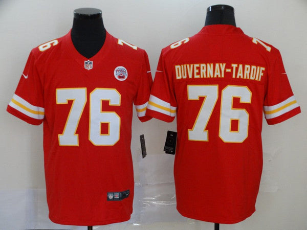 Men's Kansas City Chiefs Laurent Duvernay-Tardif #76 Red Game Jersey