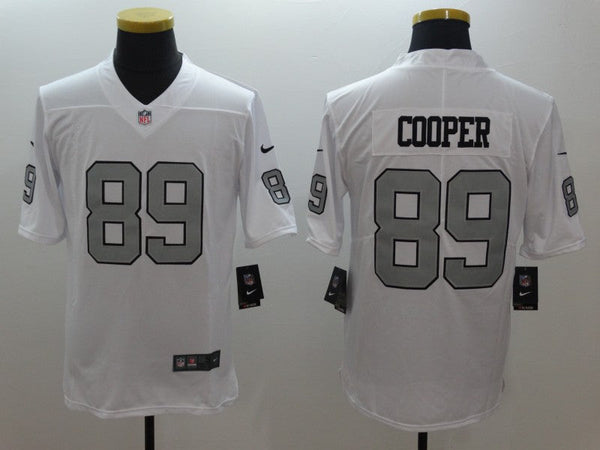 Men's Las Vegas Raiders Amari Cooper #89 White Game Player Jersey