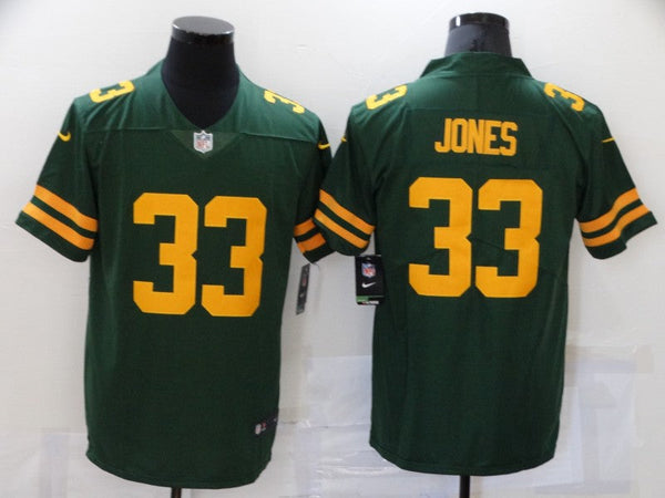 Men's Green Bay Packers Aaron Jones #33 Green Alternate Legend Player Jersey