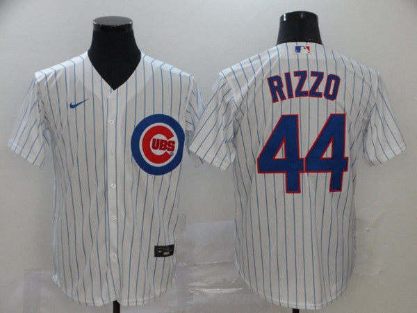 Men's Chicago Cubs Anthony Rizzo #44 White Replica Baseball Jersey