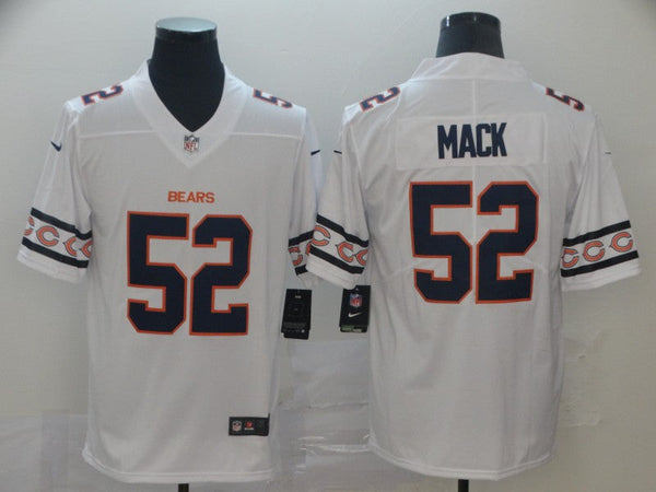 Men's Chicago Bears #52 Khalil Mack White Game Jersey