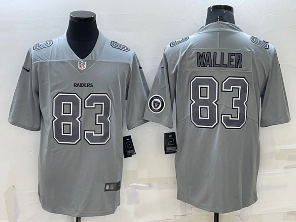 Men's Las Vegas Raiders Darren Waller #83 Gray Atmosphere Fashion Game Jersey