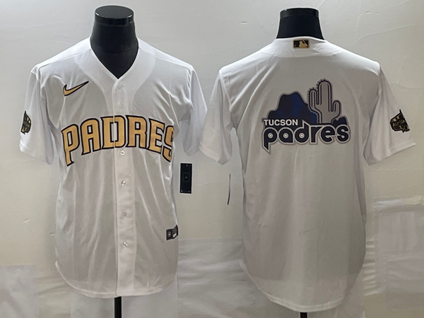 Men's San Diego Padres White Replica Team Jersey