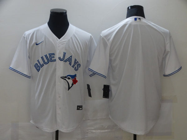 Men's Toronto Blue Jays White Home Blank Replica Jersey